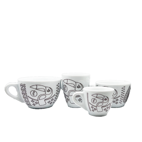 Originální La Boheme šálek s podšálkem na latté 250 ml
