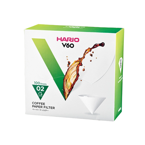 Hario V60-02 Bílé Papírové Filtry 100 ks
